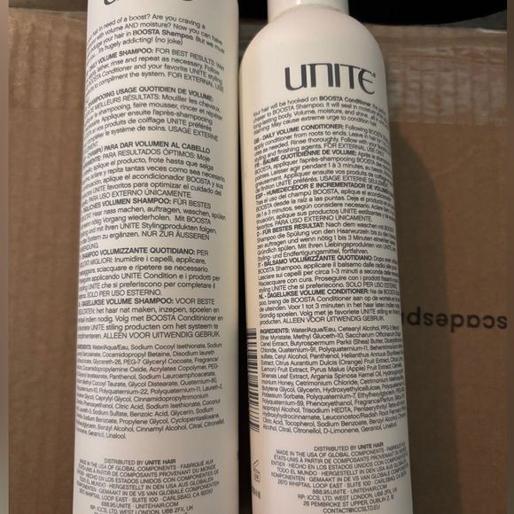 Unite Boosta shampoo and conditioner - Picture 4 of 4